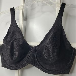 Bali Underwire Jacquard Leaf Lace Pattern Size 36D